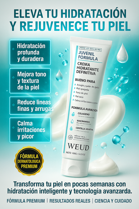 Weud™️ – Crema Rejuvenecedora Intensiva que Restaura Firmeza