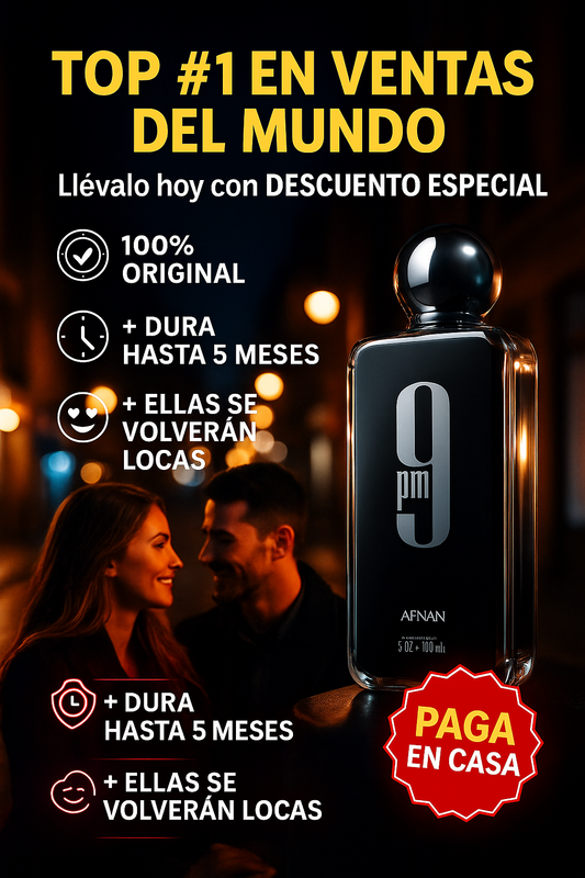 Perfume 9PM Con Fermones