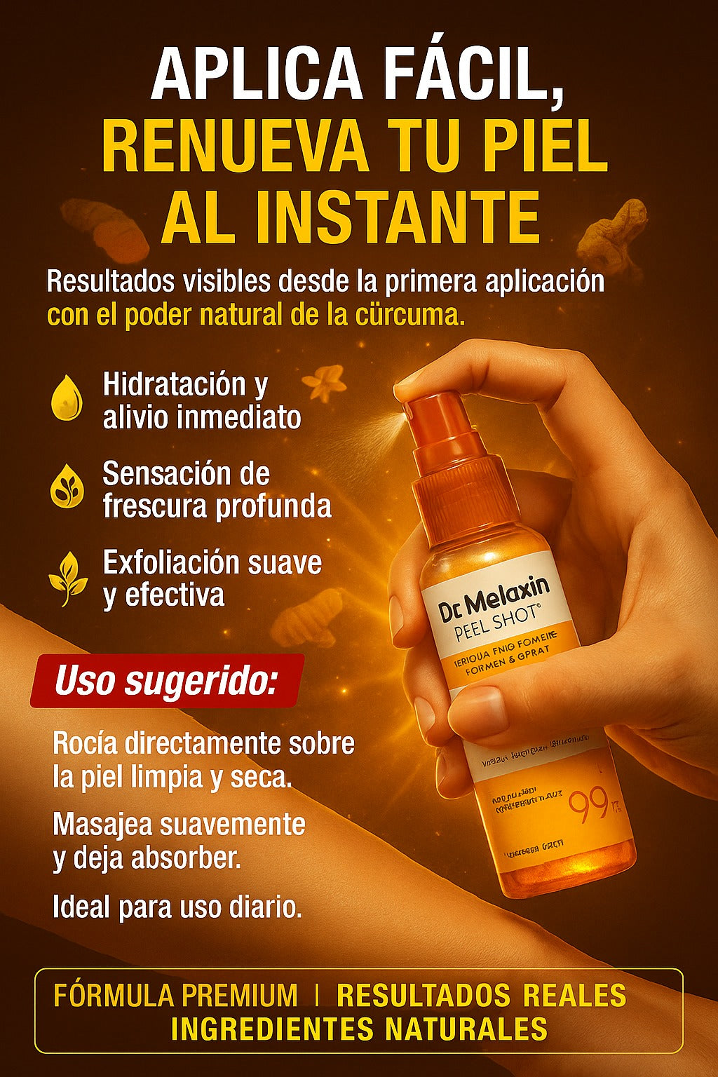 Dr Melaxin Spray Tumeric
