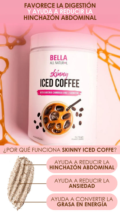 Iced Coffee™ –  con Probióticos, Energía Natural, Abdomen Plano y Digestión sin Esfuerzo