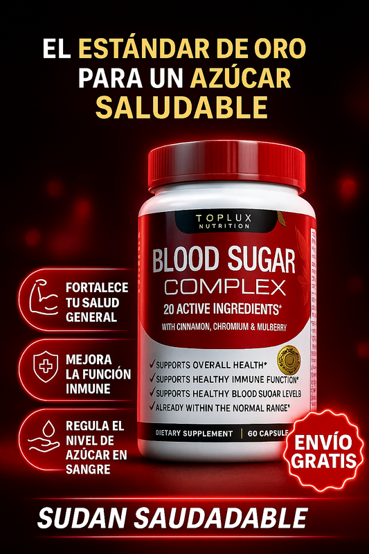 Blood Sugar Complex™ – Controla Antojos, Evita Subidas de Glucosa y Cuida tu Metabolismo Día a Día