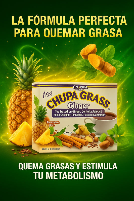 ChupaGrass™️ – Té Natural que Derrite la Grasa, Acelera tu Metabolismo