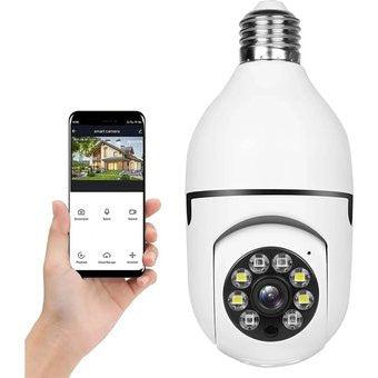 Camara Bombillo Wifi Ip Robotica 360° Vision Nocturna | BanurTec™ - banurtec
